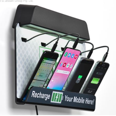 Wall Mounted Charging Station 4 Port