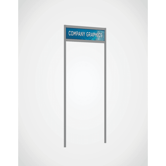 Fascia Sign Octanorm 1000mm with Logo or Graphics