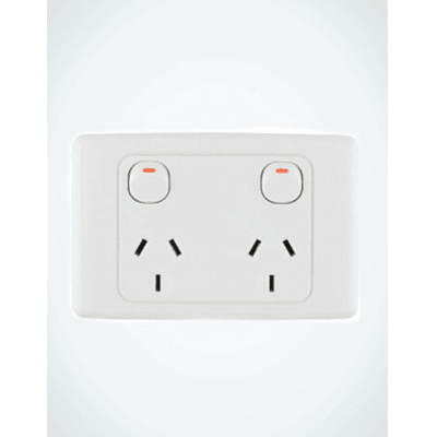 Power Point 10amp Double - Installed
