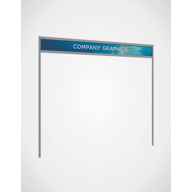 Fascia Sign Octanorm 3000mm with Logo or Graphics