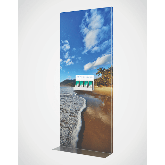 CHARGE BAR FREE-STANDING with HOUSE GRAPHICS