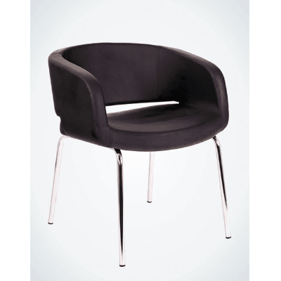 Chair Chicago Black Leather