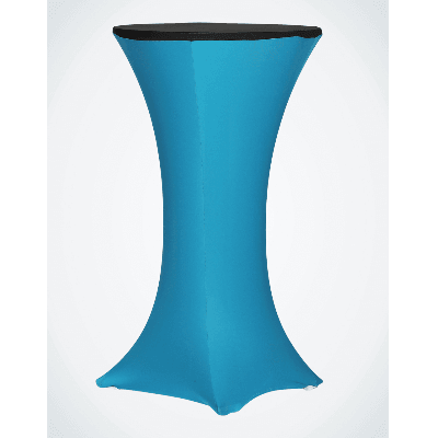 Spandex DryBar Cover Cobalt Blue With Black Top