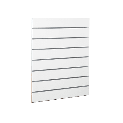 Slatwall Panel Portrait White 949mmWx2339mmH