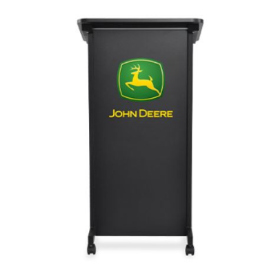 Lectern Portable/Wheeled Black Wooden 1.2mH