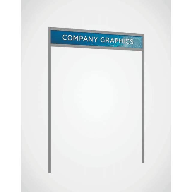 Fascia Sign Octanorm 2000mm with Logo or Graphics