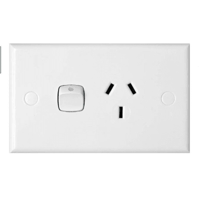 Power Point 10amp Single - Installed
