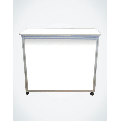 White Panels Octavia Counter/Cabinet Large