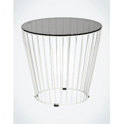 Coffee Table Cage White 500mmD