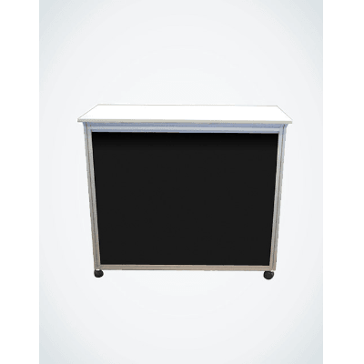 OCTAVIA STORAGE CABINET/COUNTER MEDIUM BLACK