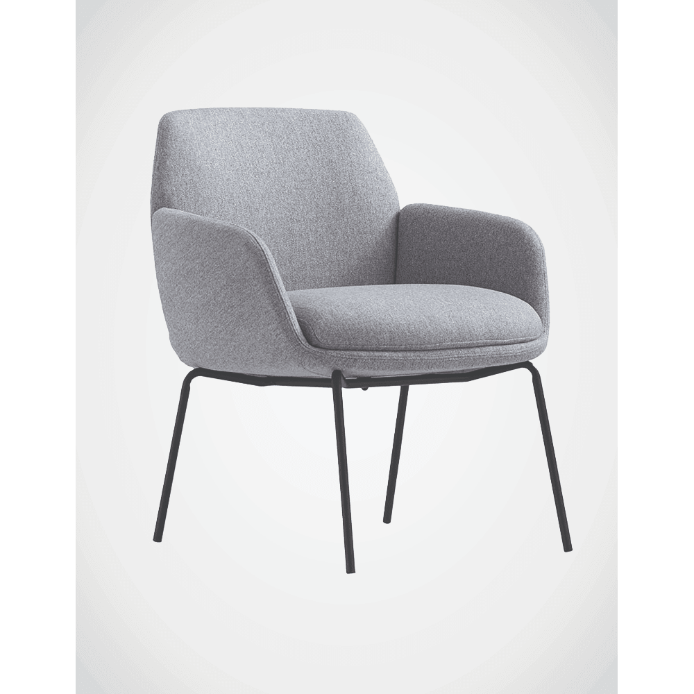 Chair Brooklyn Grey Fabric