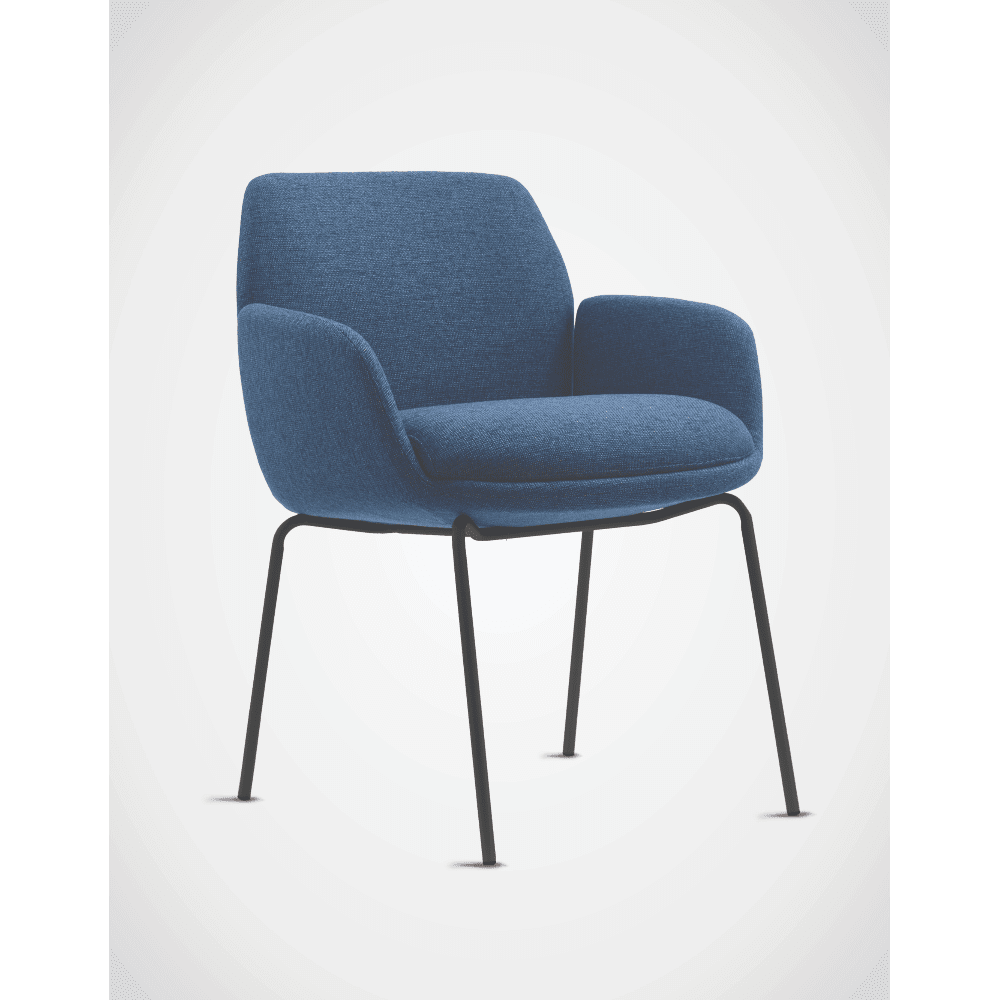 Chair Brooklyn Blue Fabric
