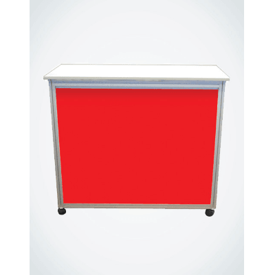 OCTAVIA COUNTER/CABINET LARGE RED