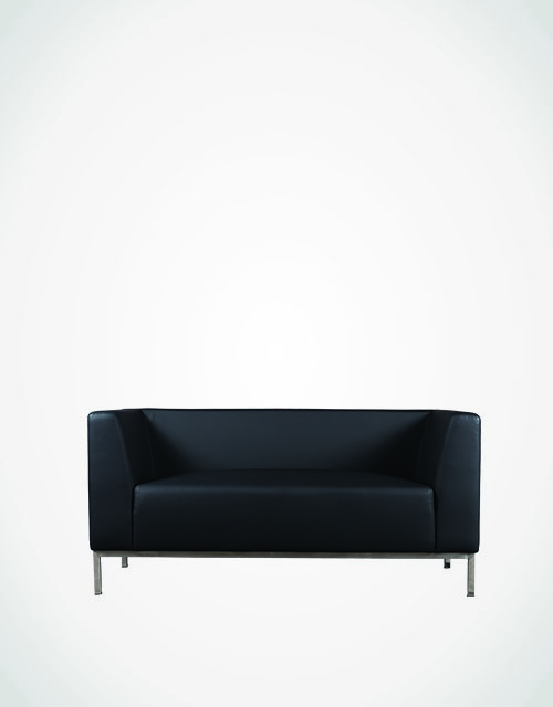 Melbourne Lounge - 2 Seat Black